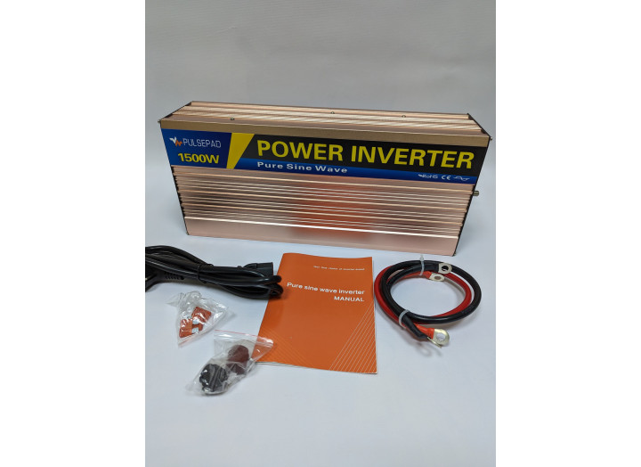 Інвертор TTN 1500W PURE SINE WAVE – DC-AC, зарядний пристрій + пульт ДУ, джерело безперебійного живлення Інвертор TTN 1500W PURE SINE WAVE – DC-AC, зарядний пристрій + пульт ДУ, джерело безперебійного живлення