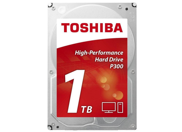 Жорсткий диск (HDD) 1TB Toshiba P300 1TB 64MB 7200RPM 3.5" SATA III для настільних комп'ютерів