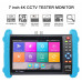Монітор тестер відеоспостереження IPC-9800CADH PRO 8MP IP CVI TVI AHD 8MP POE 12В, Wi-Fi, 7-дюймовий екран IPS