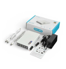 Mini UPS  QX-606 Джерело безперебійного живлення  білий 47 WH/20000 mAh до 8 годин роботи