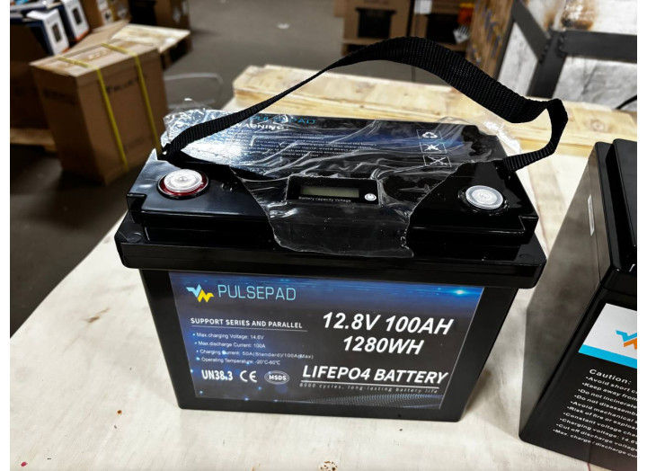 Акумуляторна батарея для ДБЖ Pulsepad 12V 100AH LiFePO4 BATTERY 