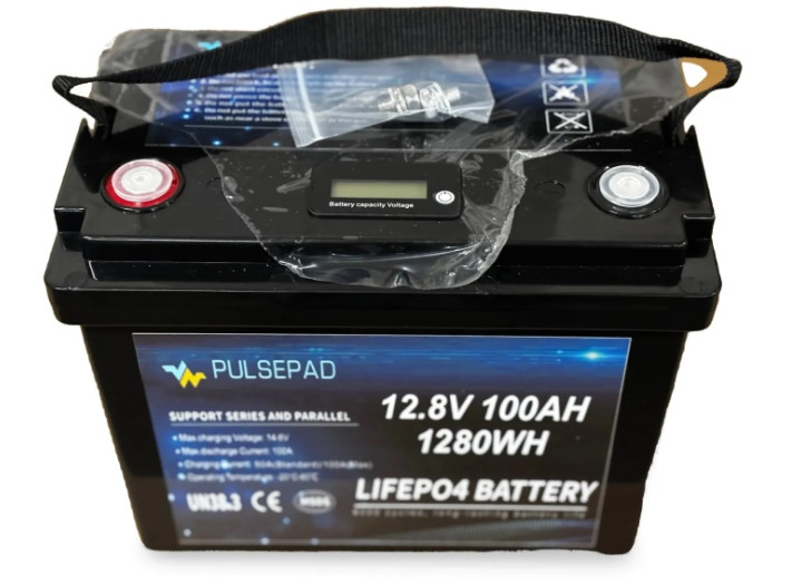 Акумуляторна батарея для ДБЖ Pulsepad 12V 100AH LiFePO4 BATTERY 