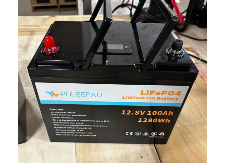 Акумулятор LiFePO4 12.8В 100А·год з BMS100