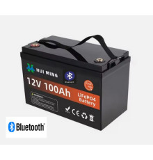 Акумулятор LiFePO4 12V 100Ah (1280Wh) з BMS та Bluetooth для ДБЖ