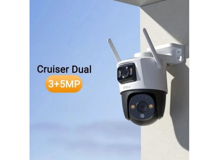Поворотна IP Камера з 8Мп IMOU Вулична Wi-Fi 5МП +3МП Wi-Fi IP камера з нічним баченням та водонепроникністю IP66 Поворотна IP Камера з 8Мп IMOU Вулична Wi-Fi 5МП +3МП Wi-Fi IP камера з нічним баченням та водонепроникністю IP66