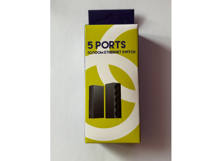 Комутатор Utex UT-SF05 — 5 портів, 10/100 Мбіт/с, з блоком живлення