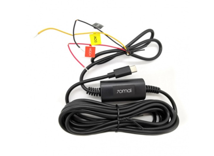 Кабель режиму паркування Xiaomi 70mai Hardware Kit (Midrive UP03)  для автомобільного відеореєстратора порт Type-C 70mai A510/A810/M500/X200 Omni