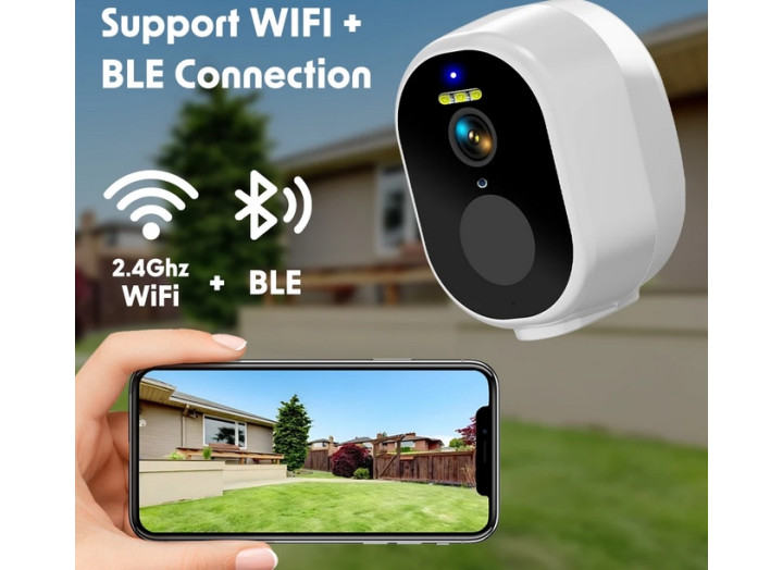 4 МП Бездротова автономна WIFI IP-камера відеоспостереження з акумулятором 5000 mAh 4 МП Бездротова автономна WIFI IP-камера відеоспостереження з акумулятором 5000 mAh