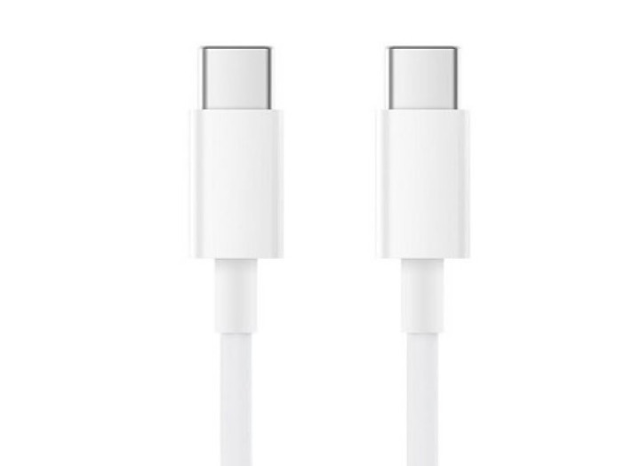 Кабель USB кабель  Type-C to Type-C  20см білий