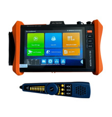 Сервісний монітор-тестер ET-IPCH12ADHS 8" – 8MP IP/CVI/TVI/AHD, POE, 12В, HDMI 4K, 8K H.265