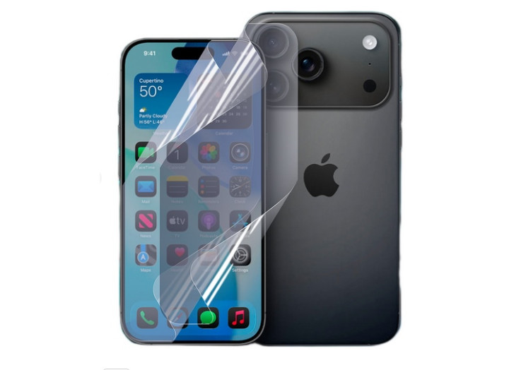 Гідрогелева плівка для iPhone 17 / 17 Pro / 17 Pro Max / 17 Air – ультратонкий захист екрана Гідрогелева плівка для iPhone 17 / 17 Pro / 17 Pro Max / 17 Air – ультратонкий захист екрана