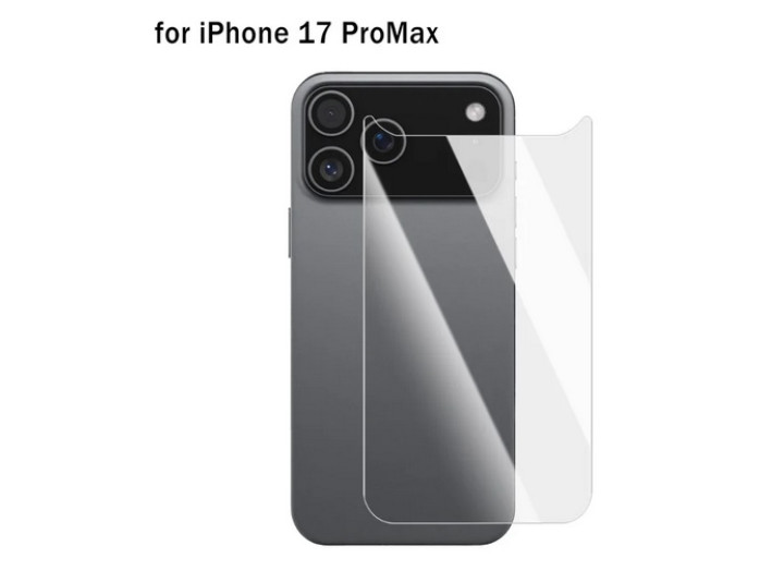 Гідрогелева плівка на екран Броньована iPhone 17 / 17 Pro / 17 Pro Max / 17 Air протиударна + задня кришка, повне покриття  