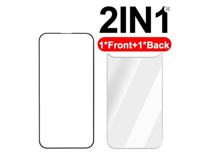 Гідрогелева плівка на екран Броньована iPhone 17 / 17 Pro / 17 Pro Max / 17 Air протиударна + задня кришка, повне покриття  