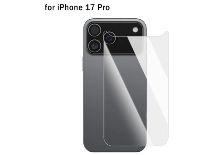 Гідрогелева плівка на екран Броньована iPhone 17 / 17 Pro / 17 Pro Max / 17 Air протиударна + задня кришка, повне покриття  