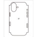 Гідрогелева плівка на корпус iPhone 17 прозора або матова, протиударна