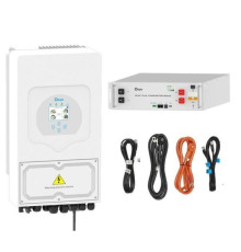 Комплект резервного живлення Гібридний Deye (6 кВт, 1 фаза) + АКБ (5,12 кВт, 51,2 В, 100AH)