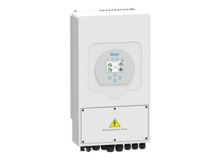 Комплект резервного живлення Гібридний Deye (6 кВт, 1 фаза) + АКБ (5,12 кВт, 51,2 В, 100AH)