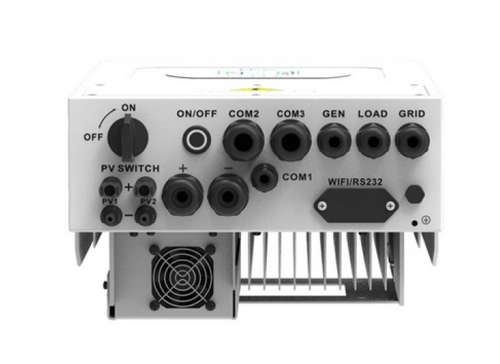 Комплект резервного живлення Гібридний Deye (6 кВт, 1 фаза) + АКБ (5,12 кВт, 51,2 В, 100AH)