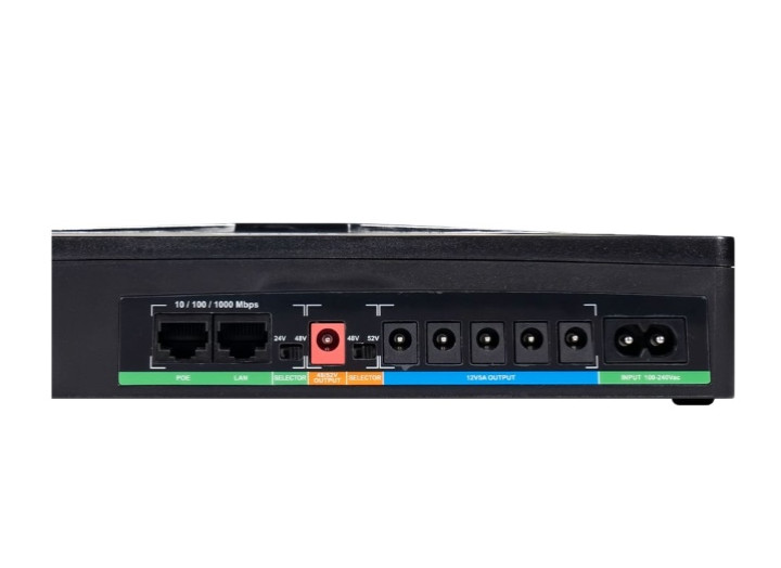 Джерело безперебійного живлення DC UPS Trinix TRX-MUPS-48100 Type-C (4*6000mAh LiFePo4) 5V/12V/24V/48V/52V/PoE, LiFePO4 4*6Ah