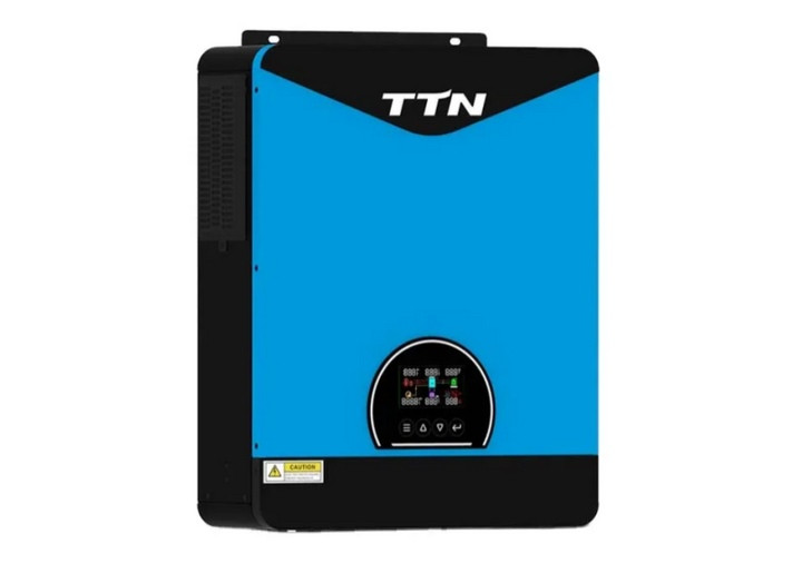 Комплект резервного живлення 4.2 кВт TTN TECO / 24 В з LiFePO4 акумулятором 200 А·год (гібридний інвертор, MPPT, чиста синусоїда)