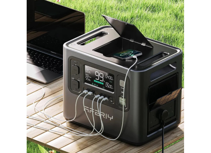 Зарядна станція Aferiy AF-P210, 2400 Вт, 2048 Вт/год (електростанція для дому, UPS, ДБЖ) EU