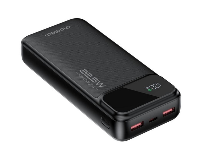Повербанк 20000mAh Choetech B729 Black 22.5W QC3.0 PD3.0