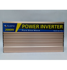 Інвертор 12V 2000Вт Pulsepad PSW-2000 — чиста синусоїда, потужність до 4000Вт