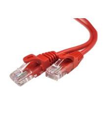 Патч-корд червоний 0.3м UTP CAT5e