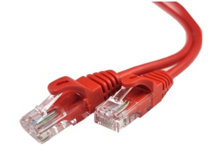 Патч-корд червоний 0.3м UTP CAT5e