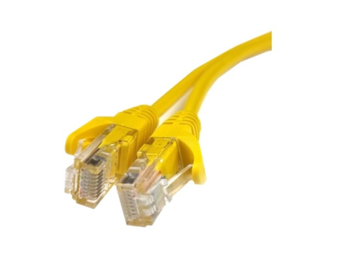 Патч-корд жовтий  0.3м UTP CAT5e