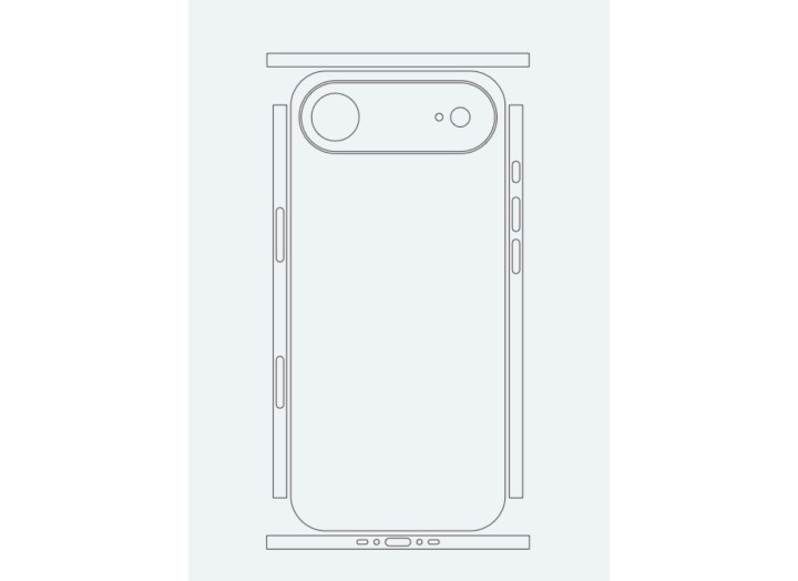 Гідрогелева плівка на корпус iPhone 17 AiR    прозора або матова, протиударна