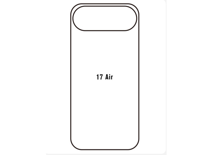 Гідрогелева плівка на корпус iPhone 17 AiR    прозора або матова, протиударна