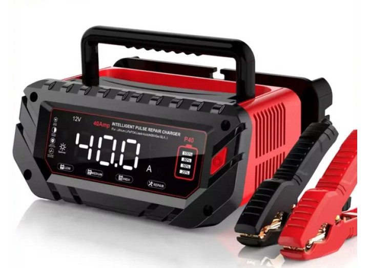 Автоматичний зарядний пристрій HTRC P40 6V10A /12V40A /24V16A для  LiFePO4 кислотних, гелевих, AGM  акумуляторів