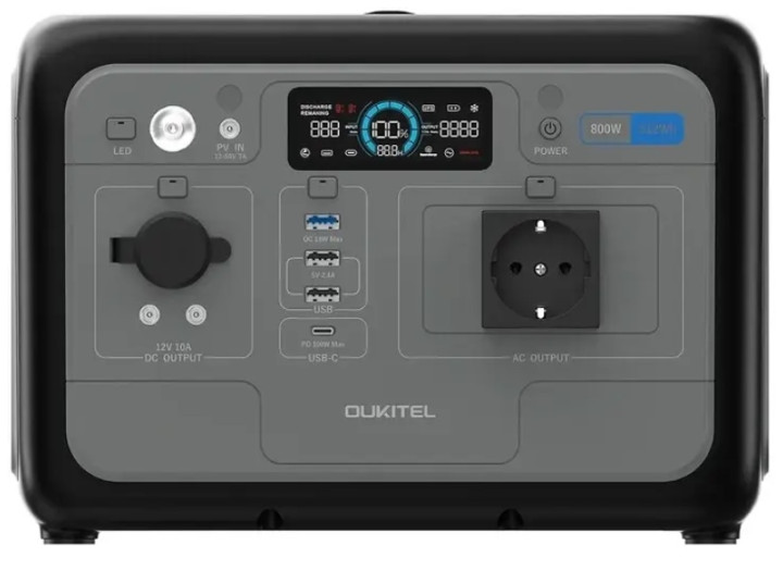 Зарядна станція Oukitel P800E 800W (512 Вт·год)