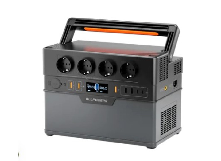 Портативна Електростанція, ALLPOWERS, S1500 PLUS, 1500 Вт, 1092 Вт·год Bluetooth
