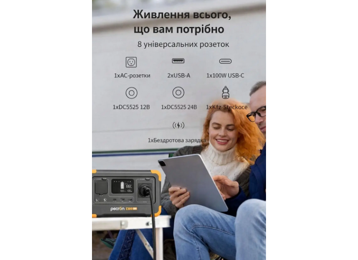 Зарядна станція Pecron E300LFP 288 Ватт годин на LiFePO4 акумулятор