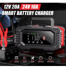 Зарядний пристрій для акумулятора FOXSUR (12V/20A-24V/10A) FPT-200