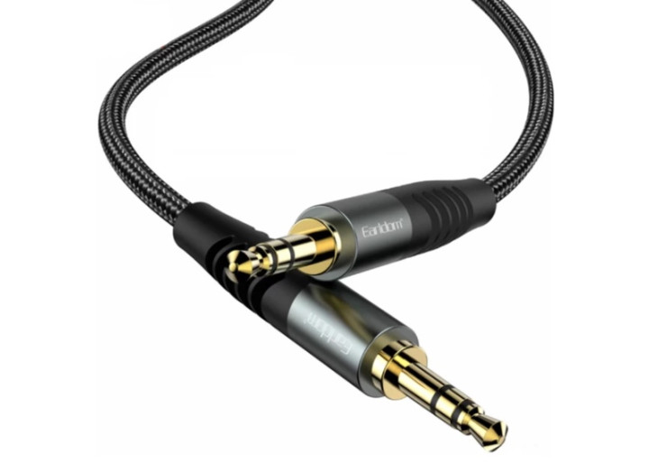 Аудио Кабель AUX Earldom ET-AUX23 (1м, Aux 3.5mm - Aux 3.5mm