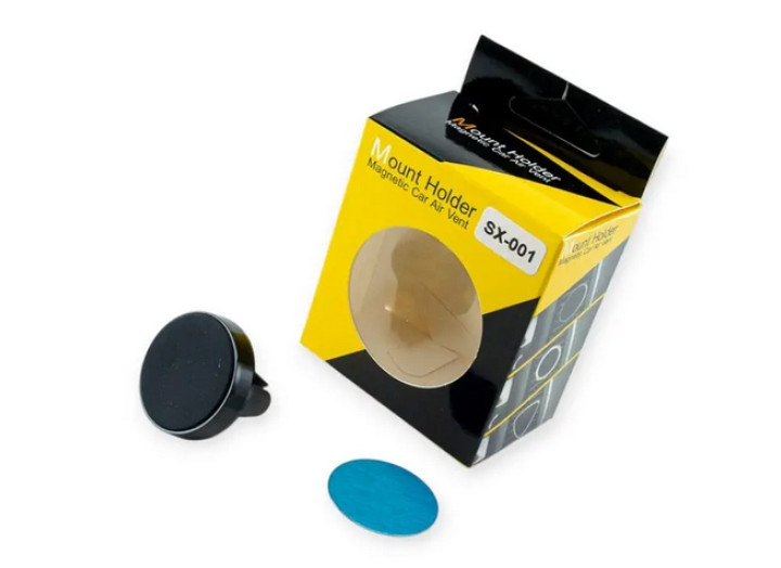 Автомобільний тримач для смартфона Універсальний магнітний, Магнітний тримач телефону SX-001