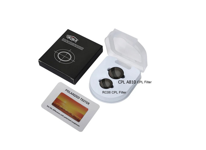 CPL поляризаційний фільтр 360° для відеореєстратора 70mai A810 (задня камера RC11/RC12) – оптичне скло, антибліковий