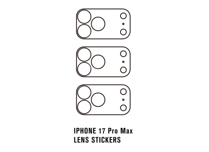 Прозора гідрогелева плівка на камеру Mietubl (3 шт) для Apple iPhone 17 pro max — захист модуля камер