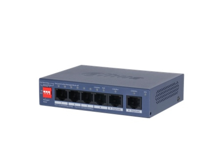 Комутатор 6 портів керований Dahua DH-CS4006-4ET2GT-36 PoE