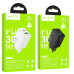 Зарядне мережеве  Hoco N71 Nuevo PD30W+QC3.0 (1USB-A/1C) Black\White