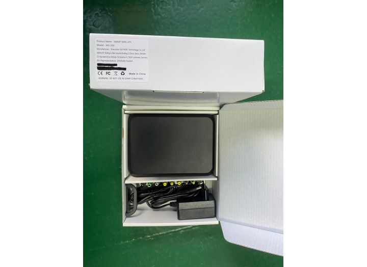 SMART MINI UPS MU-200-48V LiFePO4 48Wh, ДБЖ для роутера, ONU, PoE 24V/48V, 30W