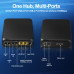 SMART MINI UPS MU-200-48V LiFePO4 48Wh, ДБЖ для роутера, ONU, PoE 24V/48V, 30W