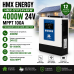 Гібридний сонячний інвертор HMX ENERGY 4000W 24V MPPT 100A | Чиста синусоїда | PV 40–500V
