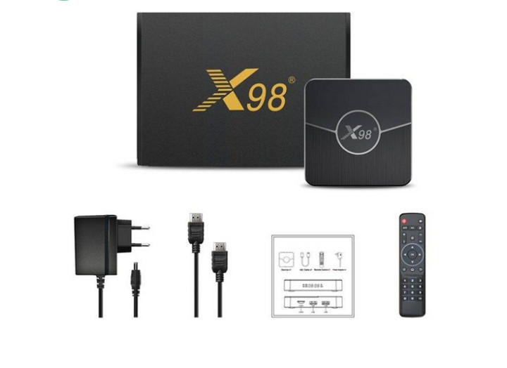 Смарт ТВ приставка X98 Plus 4/32 Гб Smart TV Box Android 11