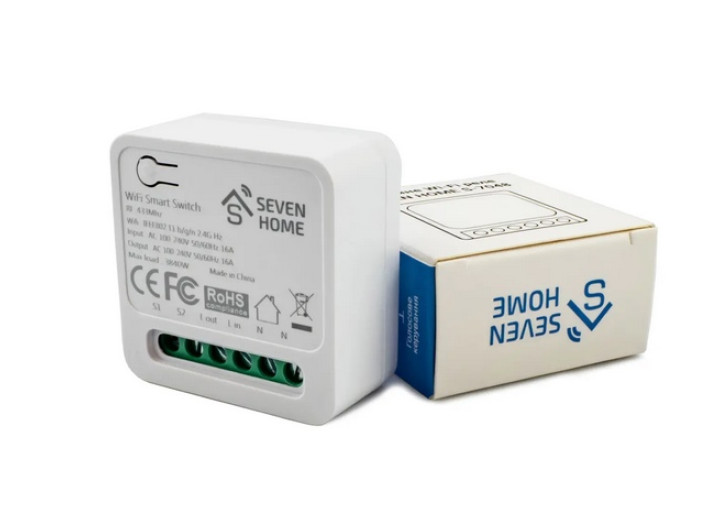 Розумне Wi-Fi реле SEVEN HOME S-7048