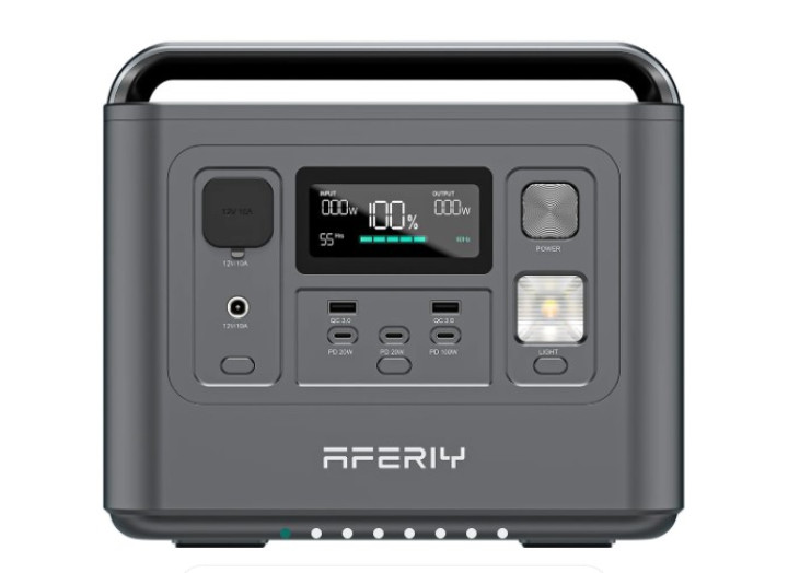 Зарядна станція Aferiy AF-P010, 800 Вт, 512 Вт*год  (електростанція для дому, UPS, ДЖБ)