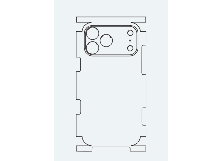 ідрогелева плівка SUPER TPU HD для iPhone 18 Pro max — захист задньої частини та боків прозора / матова